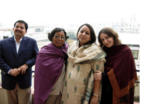 Krish, Matida, Sweta y Marion