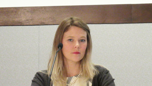 Manon Ragonnet-Cronin, en la CROI 2018. Foto: Liz Highleyman.