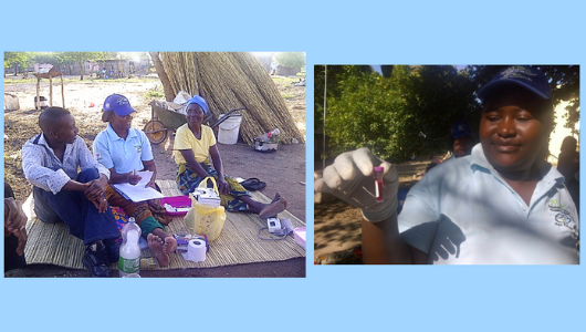 Imágenes de la presentación sobre los enfoques de diagnóstico y tratamiento en el distrito de Chokwe (Mozambique) realizada por Duncan MacKellar en la CROI 2019.
