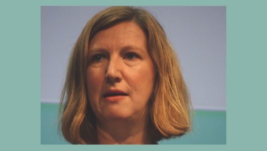 Katie Conway, del Kent Community Health, en la EACS 2019. Imagen: Gus Cairns 