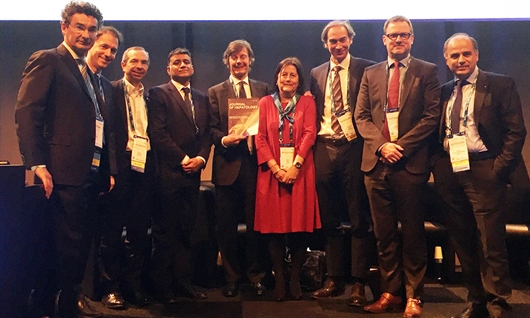 Panel sobre directrices de la EASL en el Congreso Internacional del Hígado 2017. Foto: Liz Highleyman, hivandhepatitis.com