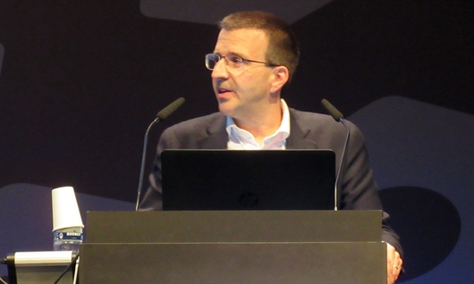  Xavier Forns, en el Congreso Internacional del Hígado 2017. Foto: Liz Highleyman, hivandhepatitis.com
