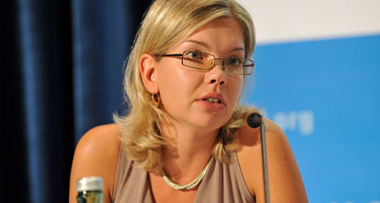 Olga Varetska, de la Alianza Internacional del VIH/Sida de Ucrania. Foto: ©IAS/MarcusRose/Workers' Photos.