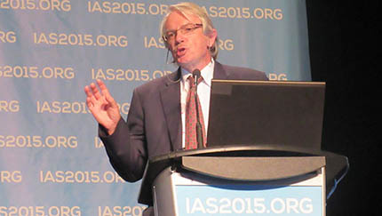 El  doctor José Gatell, en la IAS 2015. Foto: Liz Highleyman, hivandhepatitis.com