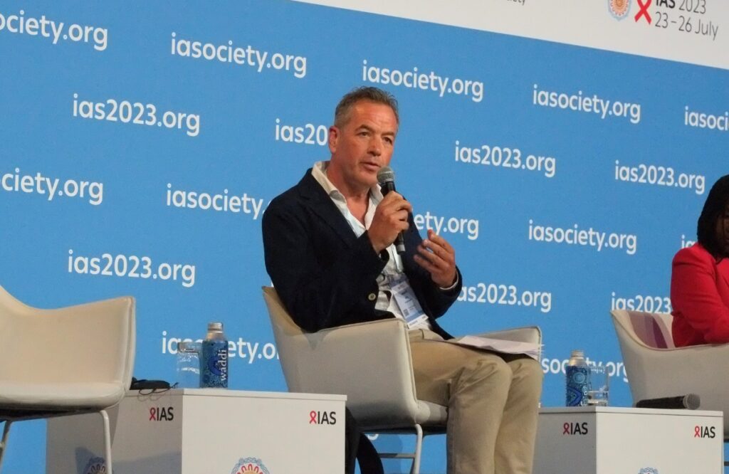 El doctor Andrew Hill en la IAS 2023. Foto: Roger Pebody.