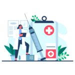 Doctora inyección. Imagen: Freepik