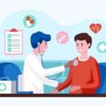 Revisión de paciente en consulta médica. Imagen: Freepik
