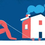 Problema hogar. Inseguridad habitacional. Imagen: Freepik