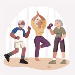 Ejercicio. Personas mayores. Imagen: Freepik
