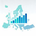 Gráfica con fondo de Europa. Imagen: Freepik