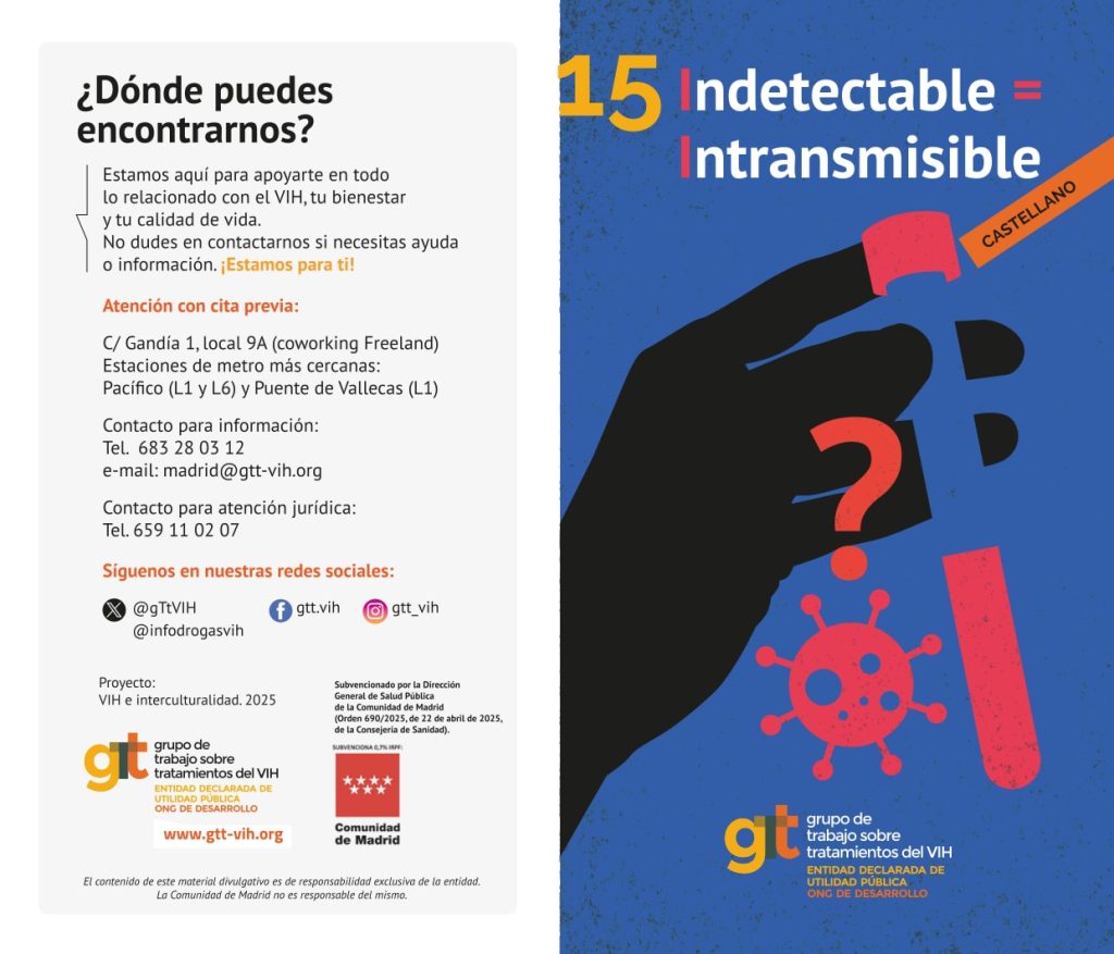 Indetectable = Intransmisible