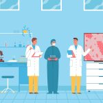 Laboratorio sanitario. Imagen: Freepik