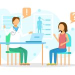 Preguntas en consulta médica. Imagen: Freepik